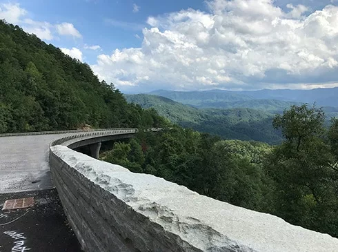 scenic drive in the smokies