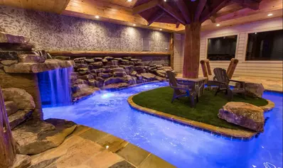 pigeon forge cabins with indoor pools