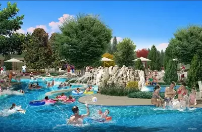 dollywood hotel pool