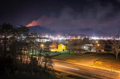 fire in pigeon forge tn cabins